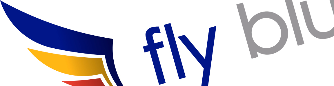 fly blue crane logo